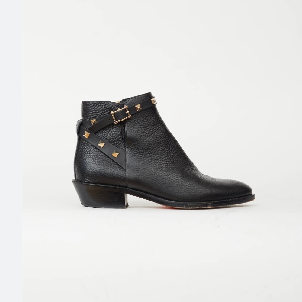 Valentino Rockstud Bootie Black Size 38.5